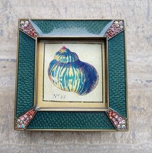 Jay Strongwater Pave Corner Square Picture Frame
